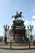 Monument of Nikolay I in Saint-Petersburg Russia