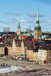 Day view of the old town - Gamla Stan, Stockholm, Sweden