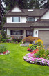 Manicured Yard and House