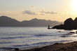 Beautiful sea sunset