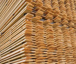 Photo: Stacked Pine Timber Planks Drying Stacked Pine Timber Planks Drying