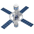 Model of an artificial satellite