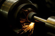 Grinding machine for circular stone elborovym at high speed