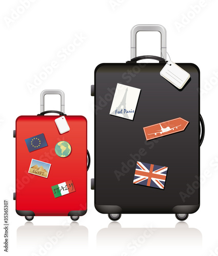 Vector: Travel bags Travel bags