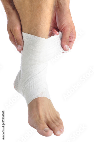 Photo: Ankle injury Ankle injury