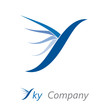 Logo letter S, bird in the sky # Vector Logo letter S, bird in the sky # Vector
