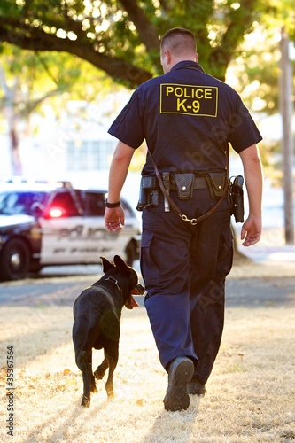 Photo: K9 Handler and his Partner K9 Handler and his Partner