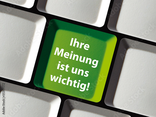 Illustration: Ihre Meinung ist uns wichtig! Ihre Meinung ist uns wichtig!