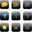 Square modern app icons.