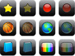 Square modern app icons.