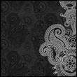 black and white floral pattern