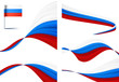 Russian flag. Russian flag.