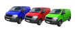 Multicolored vans
