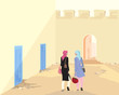 muslim women shopping