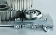 gears and bearings with calipers