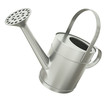 Watering can isolated on white background. 3D render. Watering can isolated on white background. 3D render.