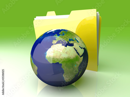 Illustration: Globales Verzeichniss - Europa Globales Verzeichniss - Europa