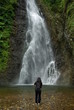 暗門の滝にて