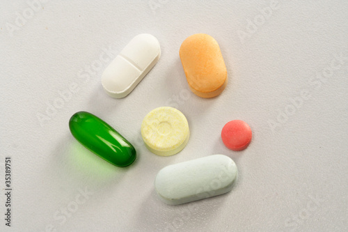 Photo: Variety of Pills - Medical prescription Variety of Pills - Medical prescription