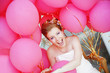Cheerful bride