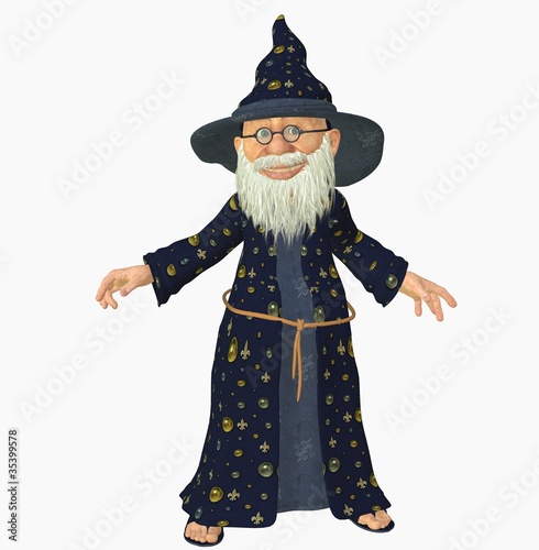 Illustration: old wizard old wizard