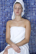 Mujer en el SPA