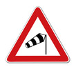 Seitenwind, Verkehrsschild