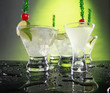A party of Caipirinhas or sweet and sour cocktails