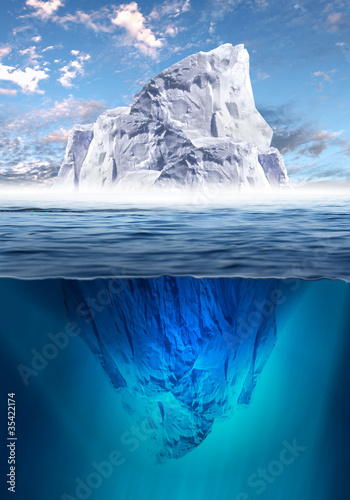 Illustration: Melting Iceberg Melting Iceberg