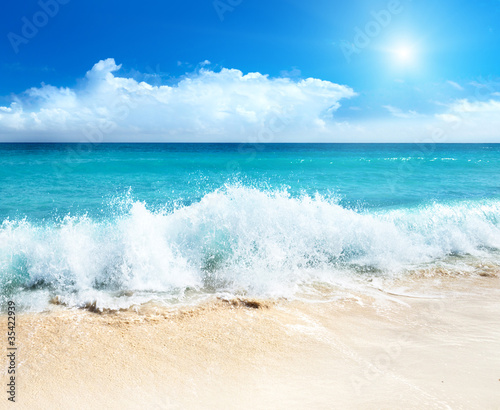 Photo: sea and sand sea and sand