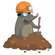 Vector: Cartoon Character Mole Cartoon Character Mole