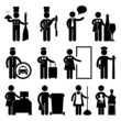 Chef Waiter Butler Taxi Driver Bellman Babysitter Guard