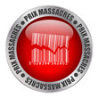 Bouton Web "PRIX MASSACRES" (soldes réductions publicité tampon)