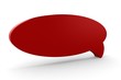 3d colorful text bubble