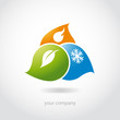 logo énergies, climatisation, chauffage