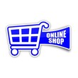 sticker einkaufswagen online-shop 1