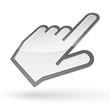 Vector: Left-handed cursor Left-handed cursor