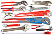 11 tongs and a measuring tape