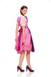 Young woman with dirndl dress 3
