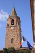 clocher et drapeaux clocher et drapeaux