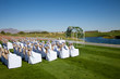 Wedding Setup at a Golf Course