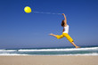 Jumping with balloons