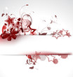 Holiday banner with a bow Holiday banner with a bow