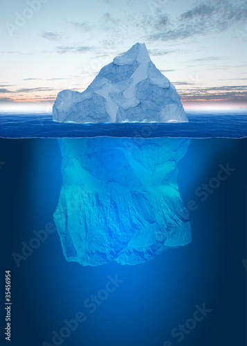 Illustration: Melting Iceberg Melting Iceberg