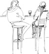 pair of youths at the table