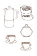 Coffee and cups of coffee Coffee and cups of coffee