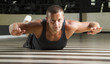 Sit-ups on the floor