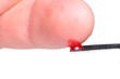 finger prick blood test