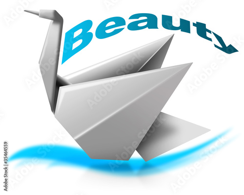 Illustration: Beauty swan Beauty swan