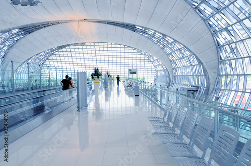 Photo: Flughafen Terminal - Abflug Gate Flughafen Terminal - Abflug Gate